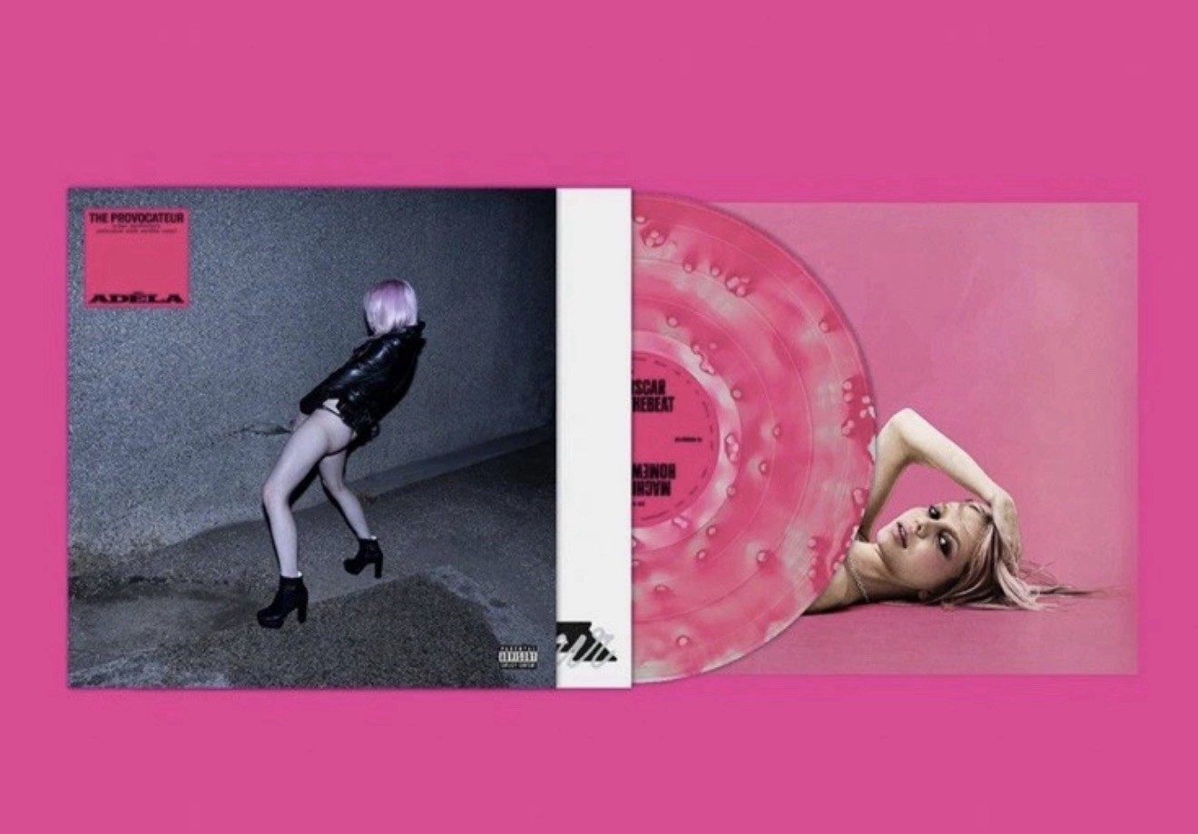 Adéla The Provocateur Pink Marble Vinyl UO Exclusive New Seal Never Been Used