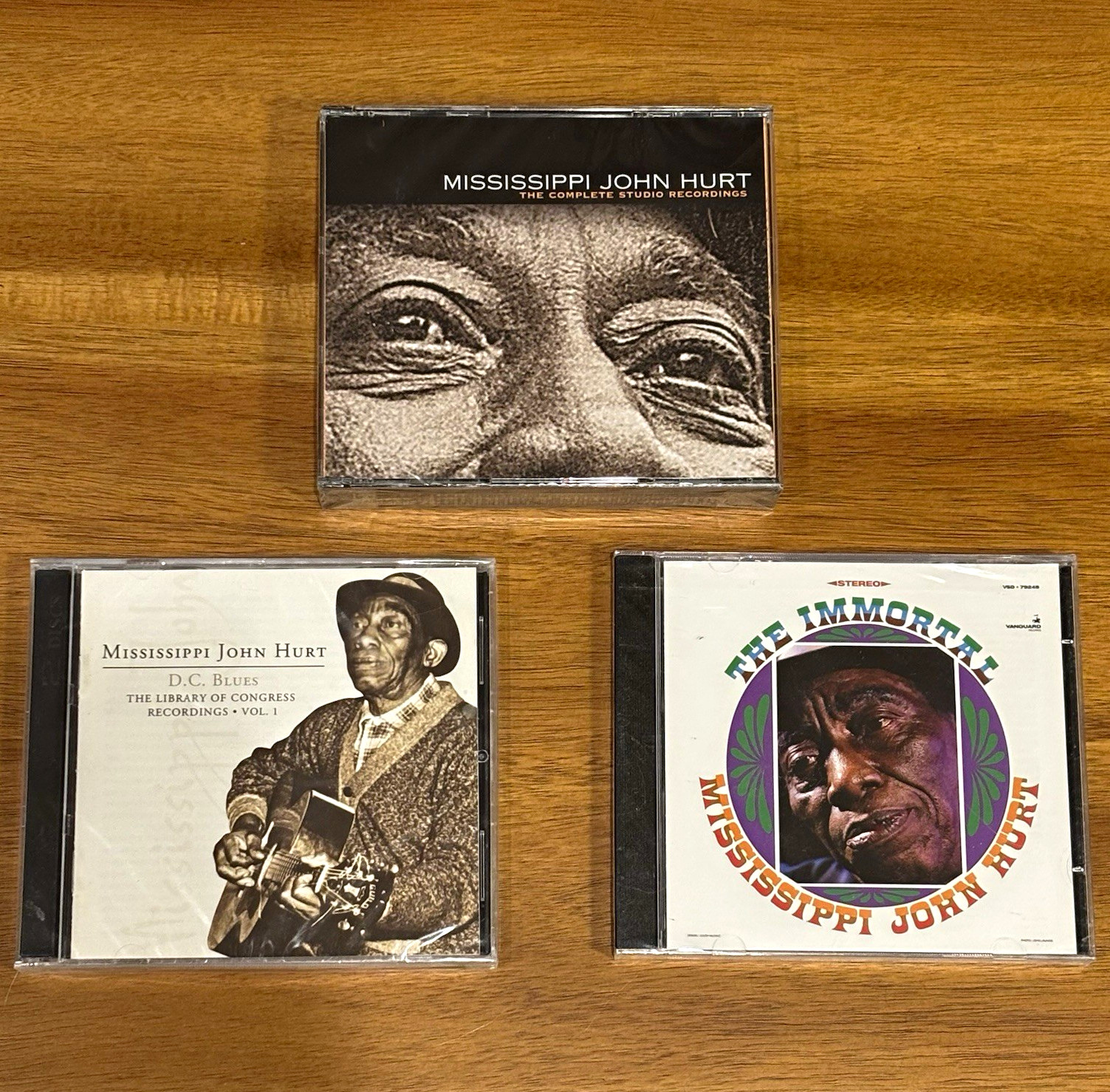 Mississippi John Hurt 3 CD Lot Complete Studio Recordings D.C. Blues NEW SEALED