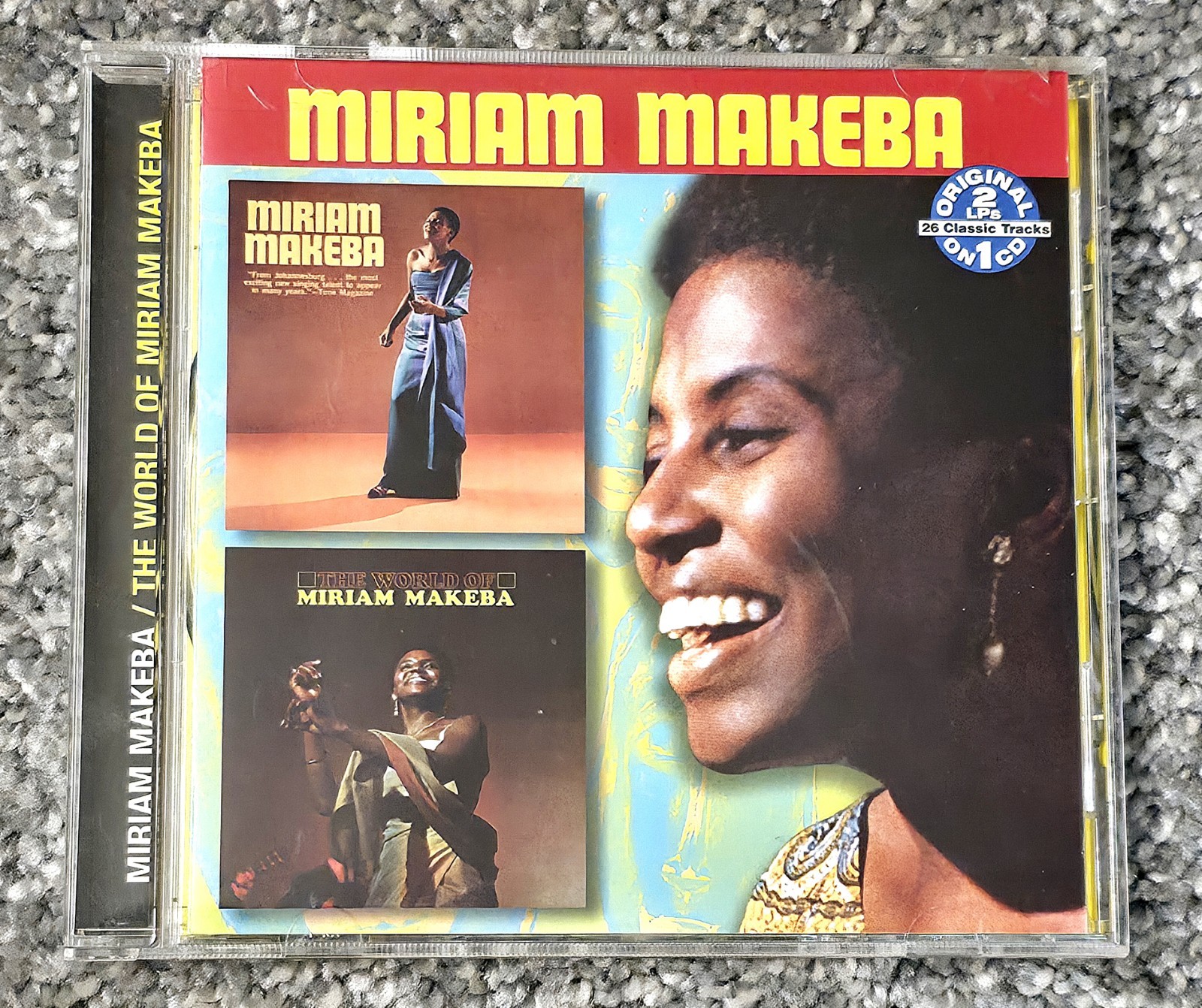 Miriam Makeba & The World of Miriam Makeba CD 2 LP's On 1 CD Collectables