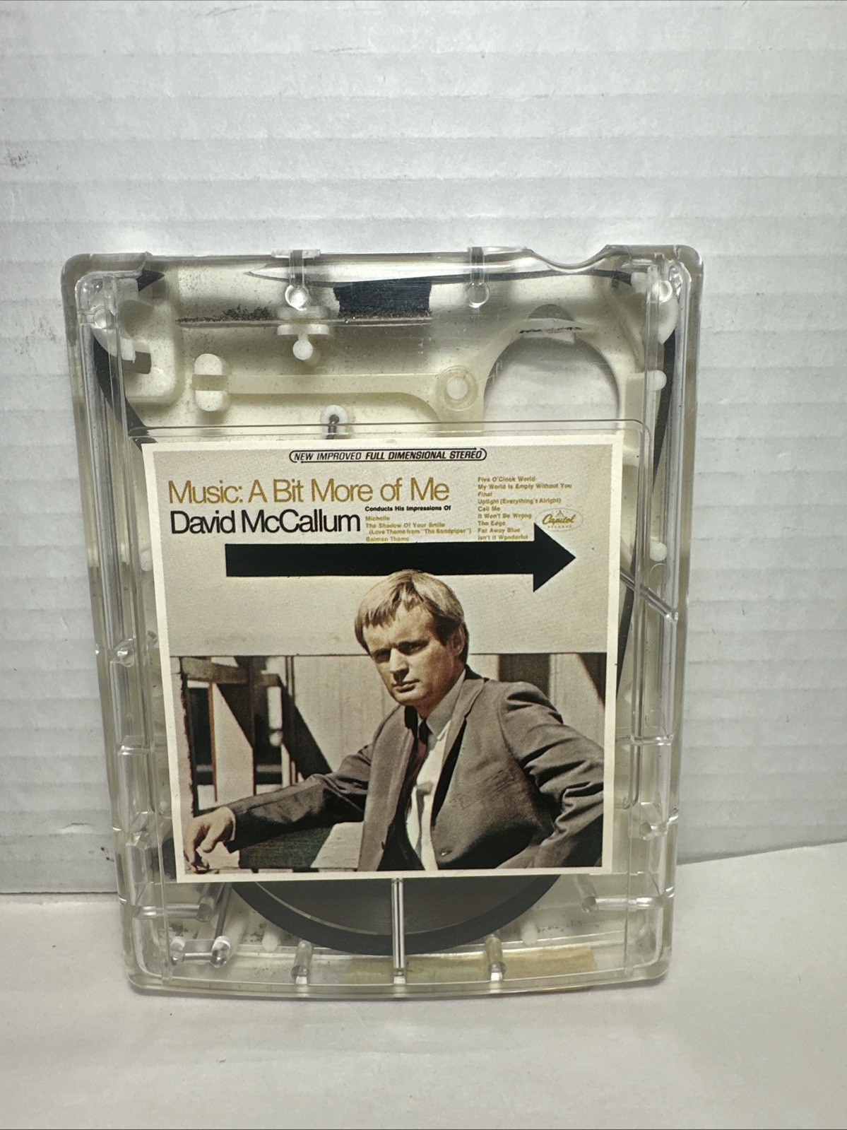 David McCallum Music: A Bit More Of Me - 4 Track Cartidge - 1967/Muntz- READ ALL
