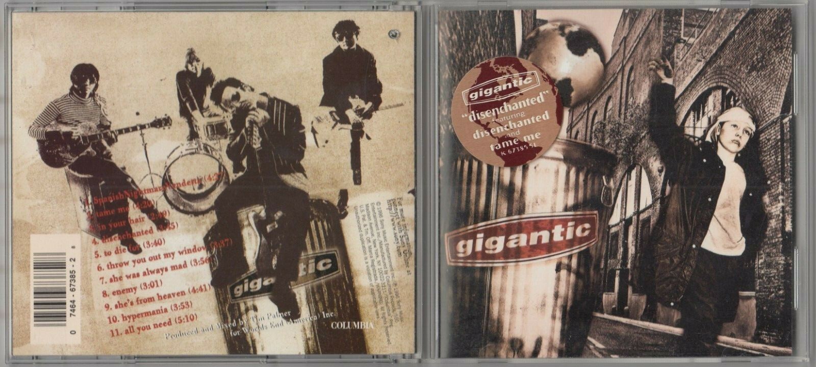 Gigantic - Disenchanted  (CD, Apr-1996, Sony Music Distribution (USA)