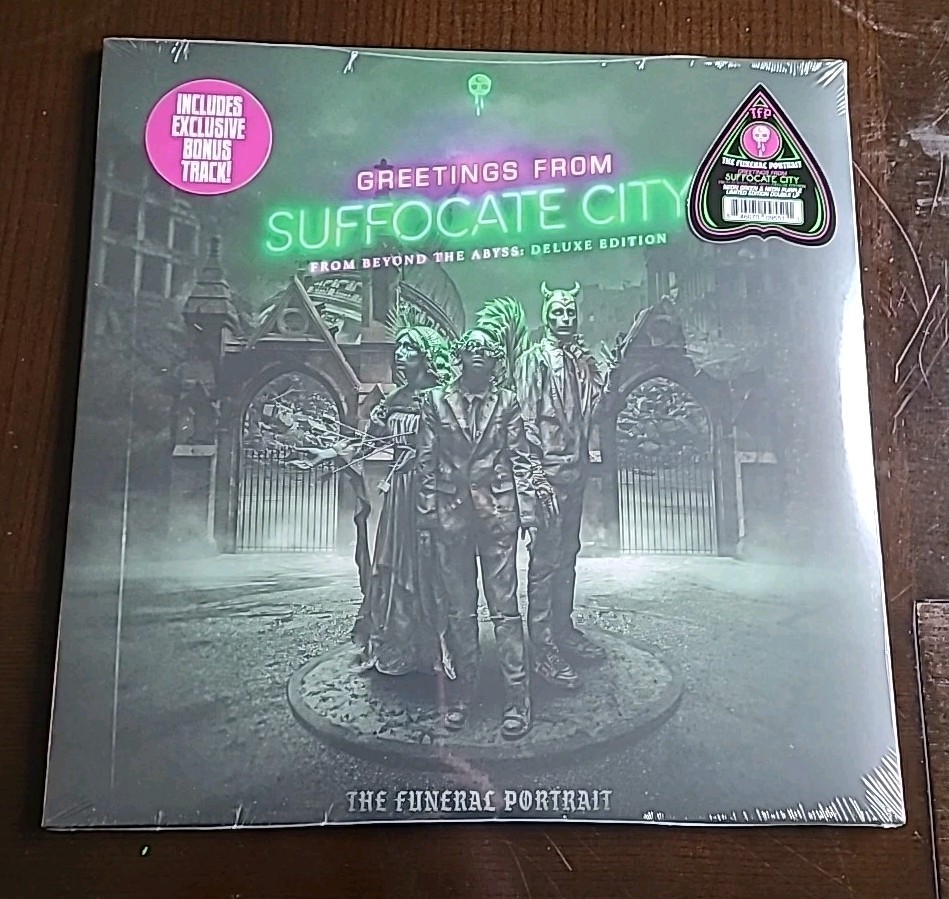 The Funeral Portrait - Greetings From Suffocate City Vinyl Deluxe Rare Sealed