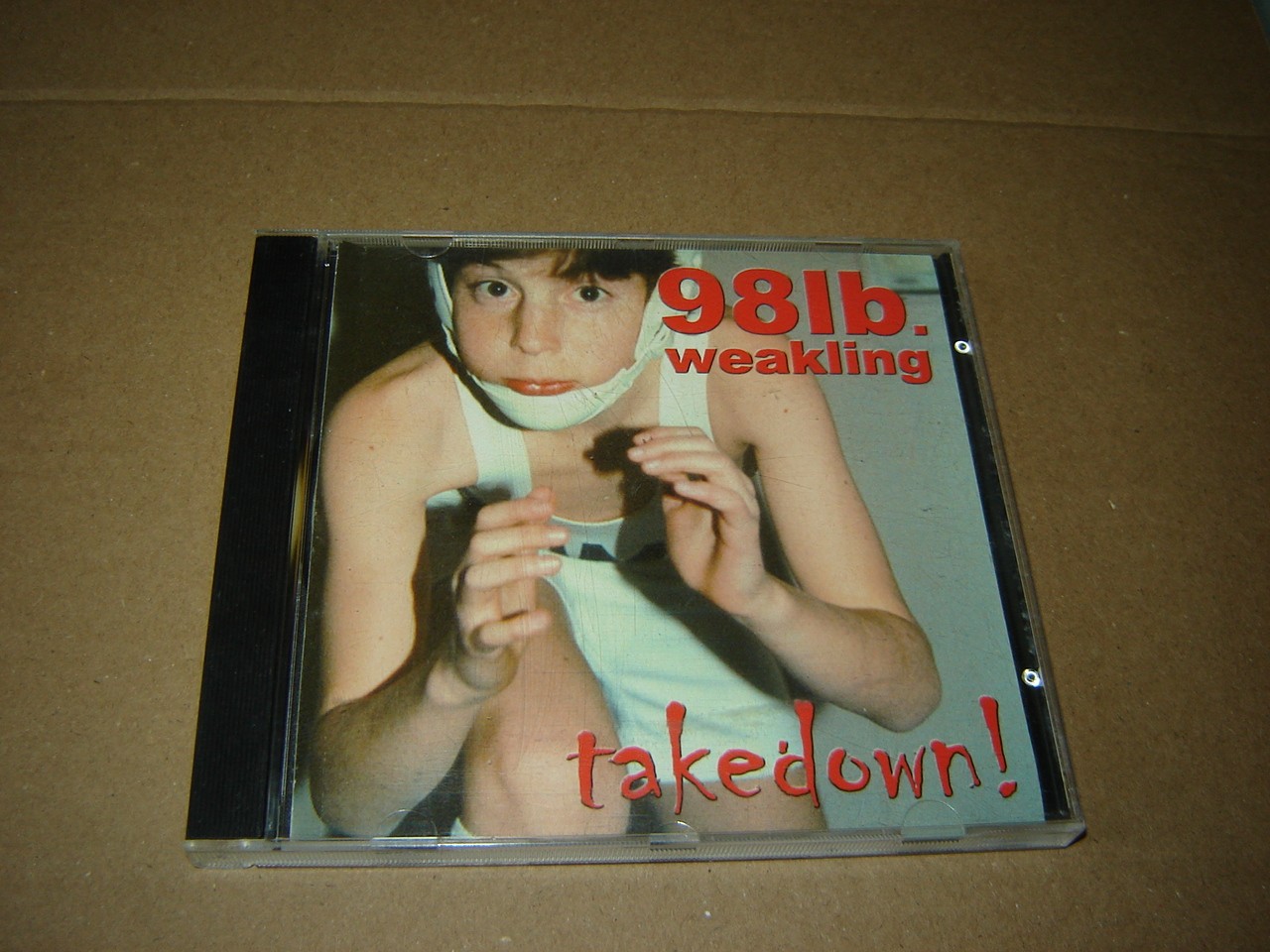 98 lb. Weakling - Takedown CD EP 2003 Chokehold pop punk private