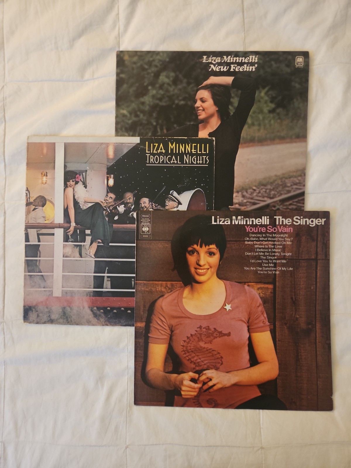 Liza Minnelli 3 Vintage Vinyl Record Set  - 2 UNPLAYED 1 VG (WHAT A VOICE)