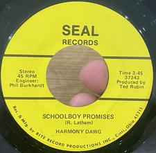 HARMONY DAWG Schoolboy Promises 45 SEAL Ohio AOR Soft PSYCH Folk DREAMY Rite Prs picture