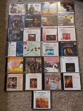 lot of 25 classical cd's BBC Telarc Naxos beethoven Brahms Bach Debussy Tchaikov picture