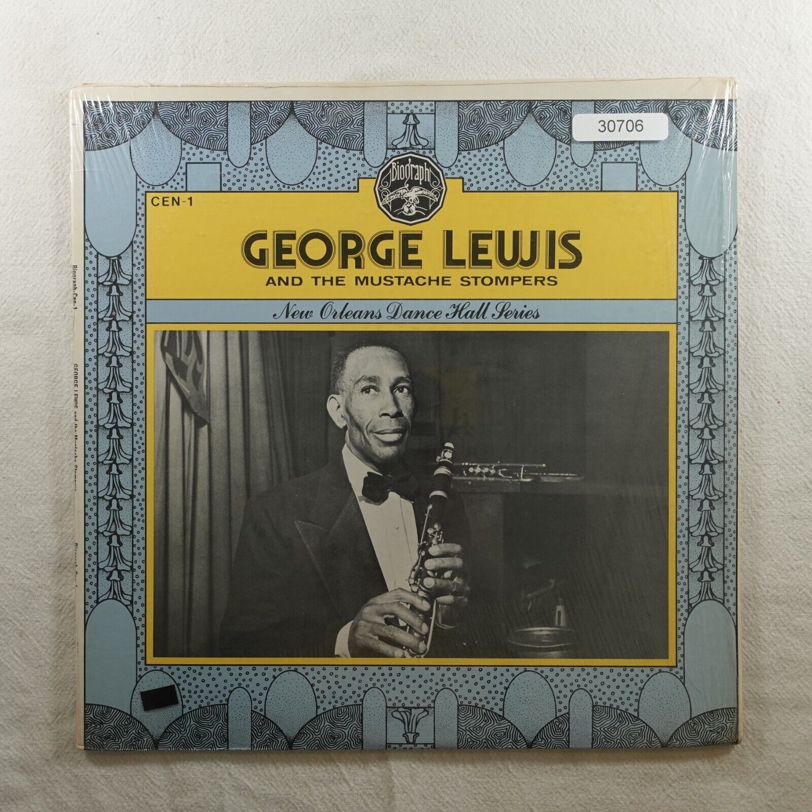 George Lewis With The Mustache Stompers LP Vinyl Record Album