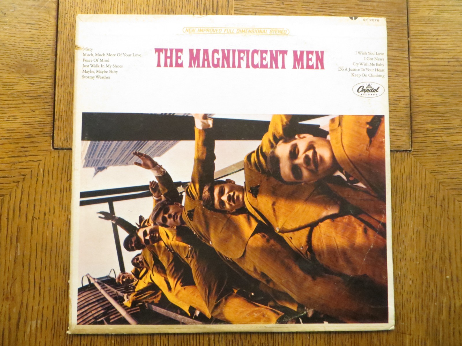 The Magnificent Men – The Magnificent Men - 1967 Capitol ST-2678 Vinyl LP VG+/G+