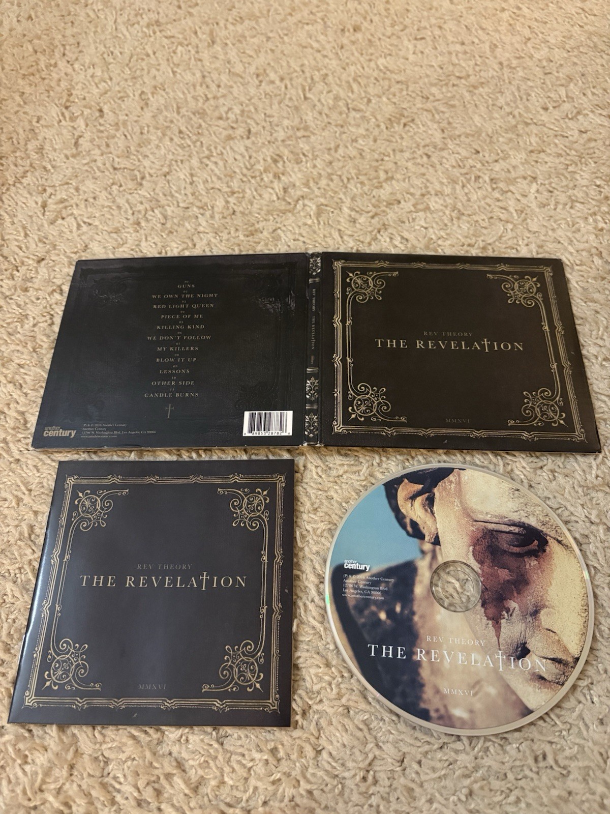 Revelation By Rev Theory CD RARE Rock Emphatic Submersed Exies Saliva 12 Stones