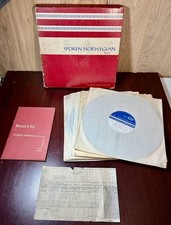 Spoken Norwegian (Revised) 10-LP Vinyl Box Set w/ Manual & Original 1968 Receipt picture