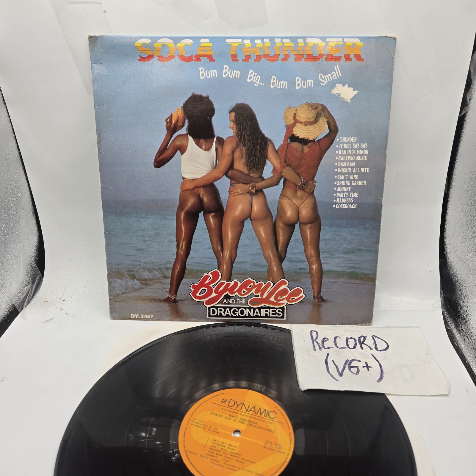 BYRON LEE & THE DRAGONAIRES Soca Thunder Vinyl LP Play Tested VG+