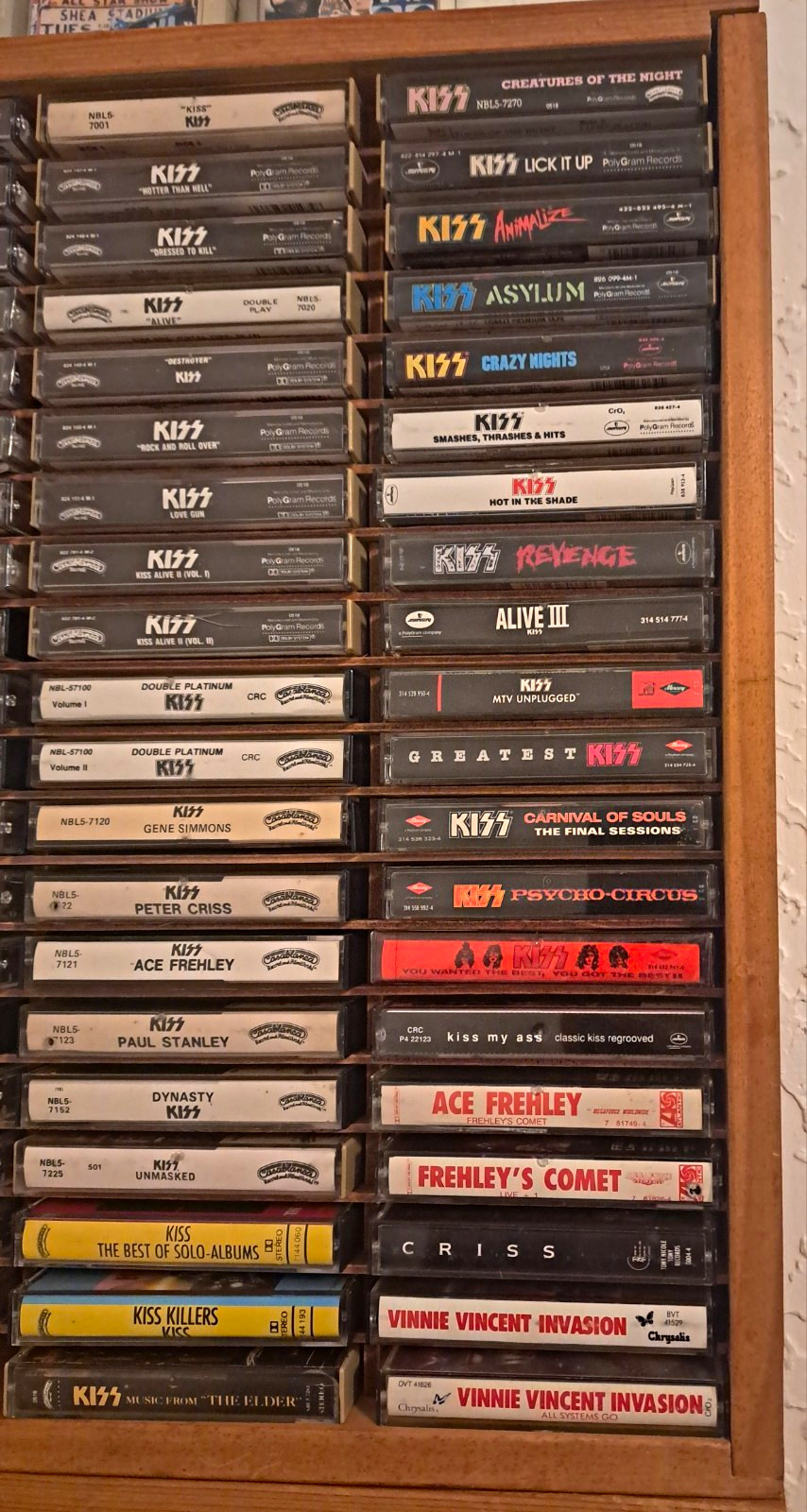 KISS Cassette Tape Lot Various Albums Kiss Cassettes Lot