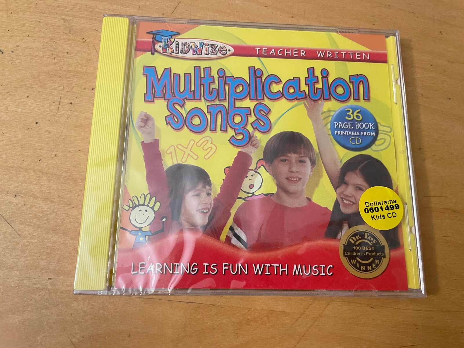 Kidwize Multiplication Songs CD New Sealed Child Learning