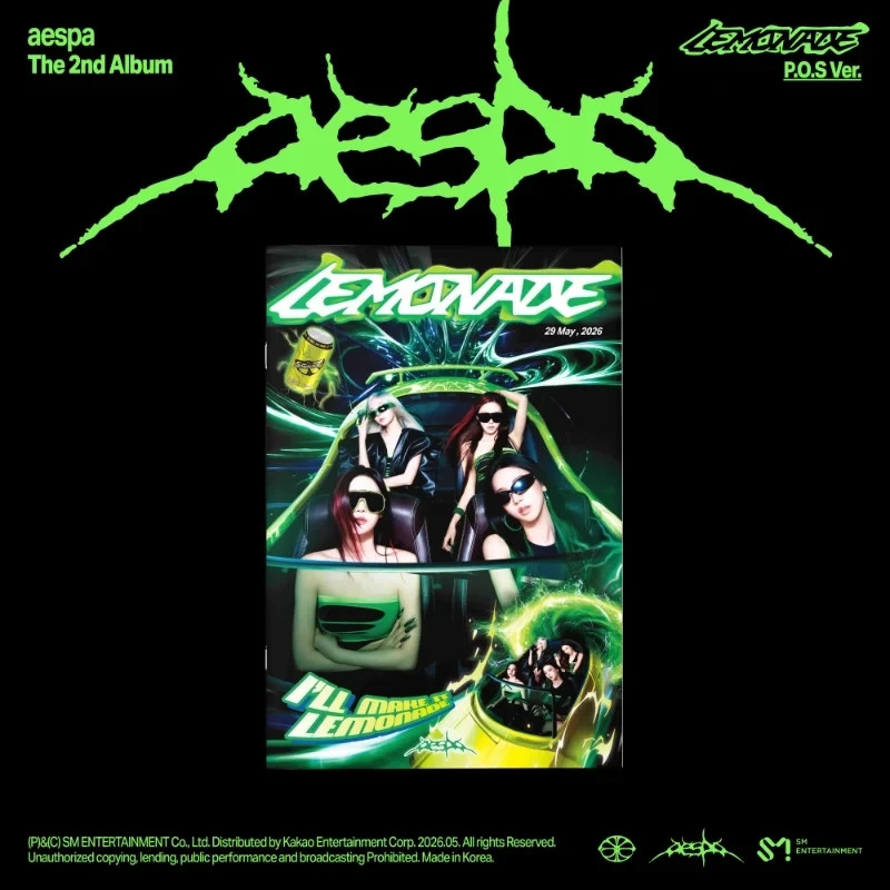 [BRAND NEW & SEALED] aespa 2nd Album - LEMONADE (P.O.S Ver.)
