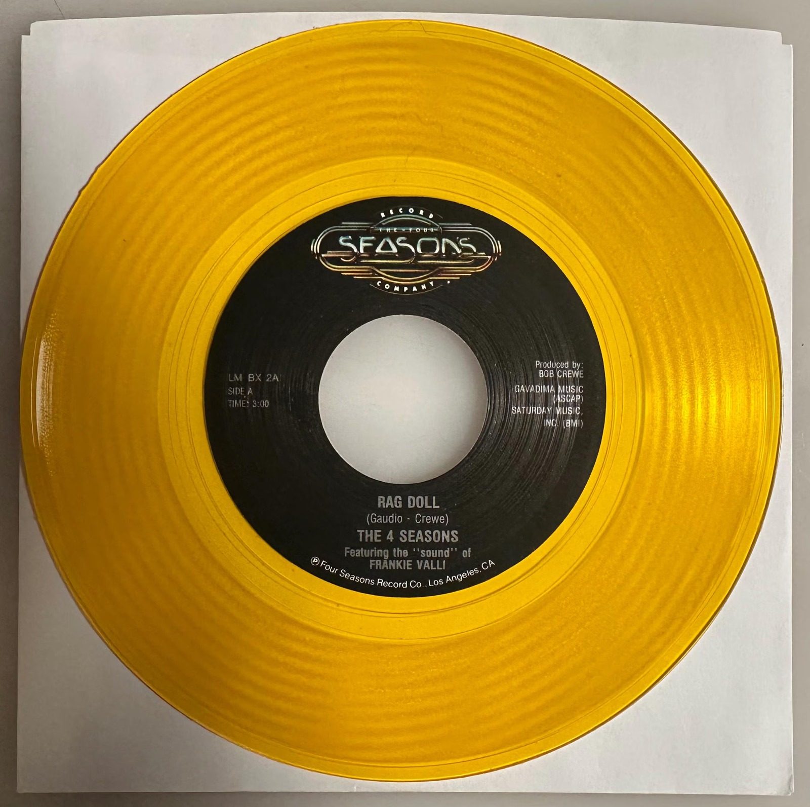 4 Seasons with Frankie Valli / Rag Doll & Dawn (Go Away) / Mint