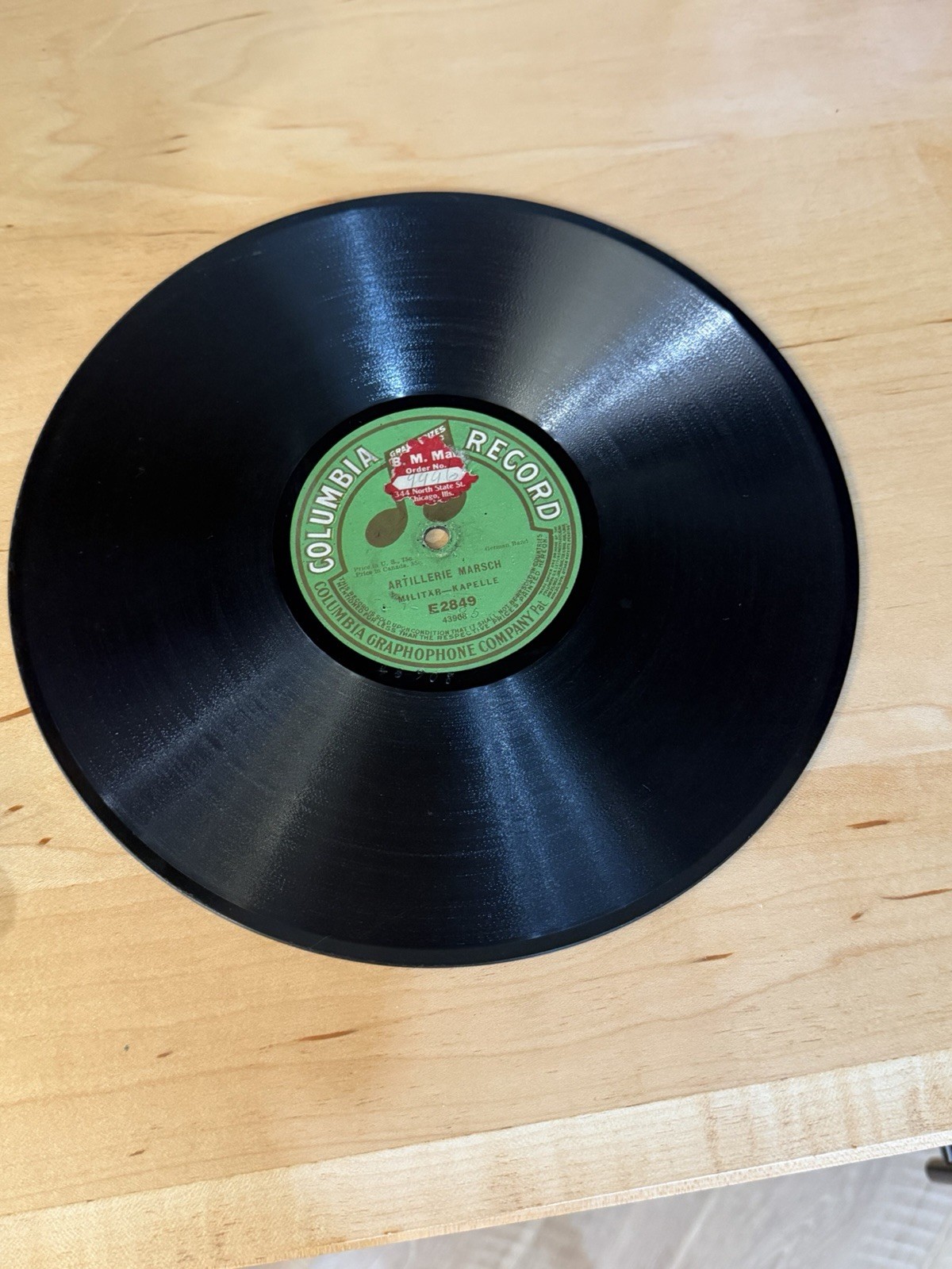 Antique Columbia E2849 10