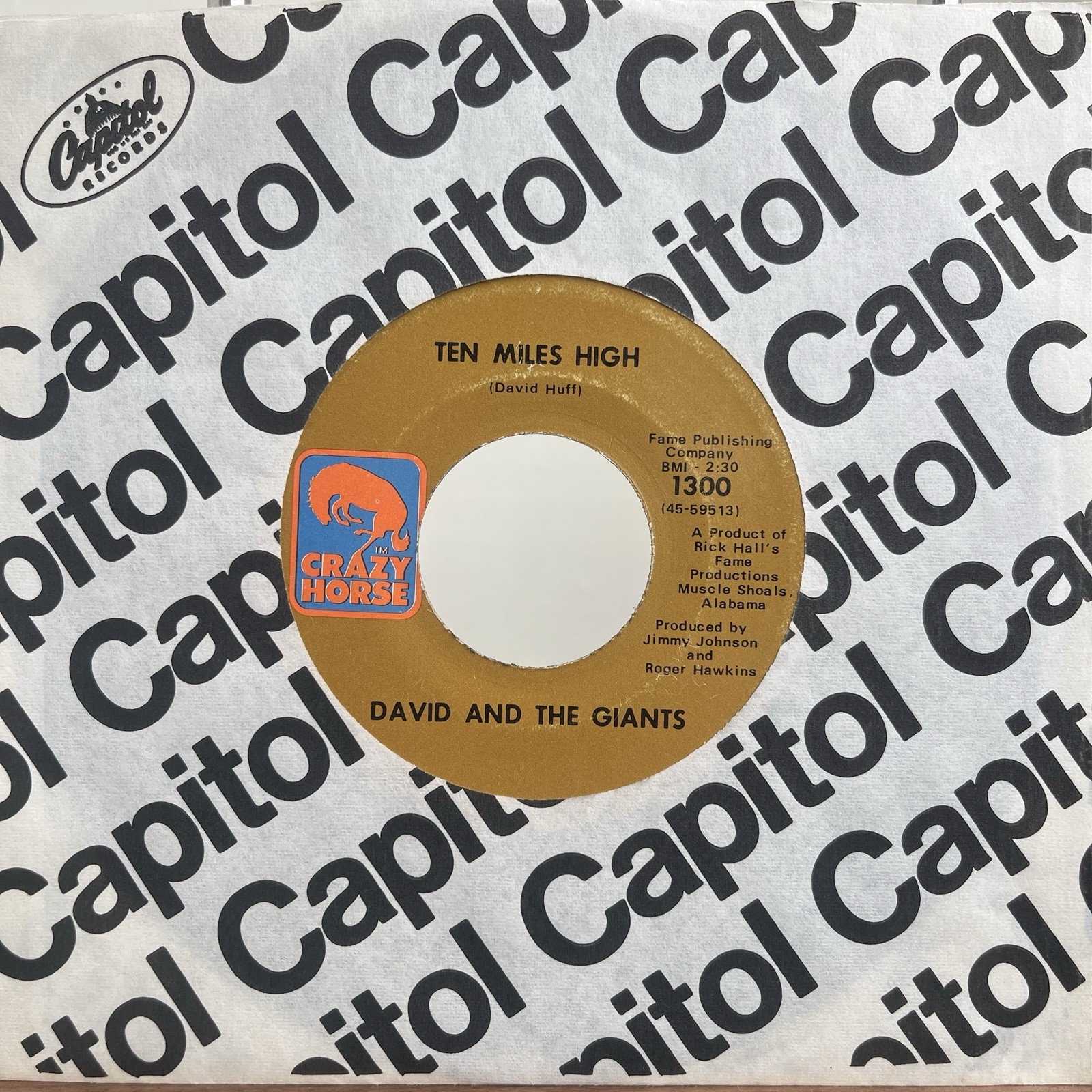 David & The Giants – Ten Miles High • Original Capitol 45 • Northern Soul • VG+