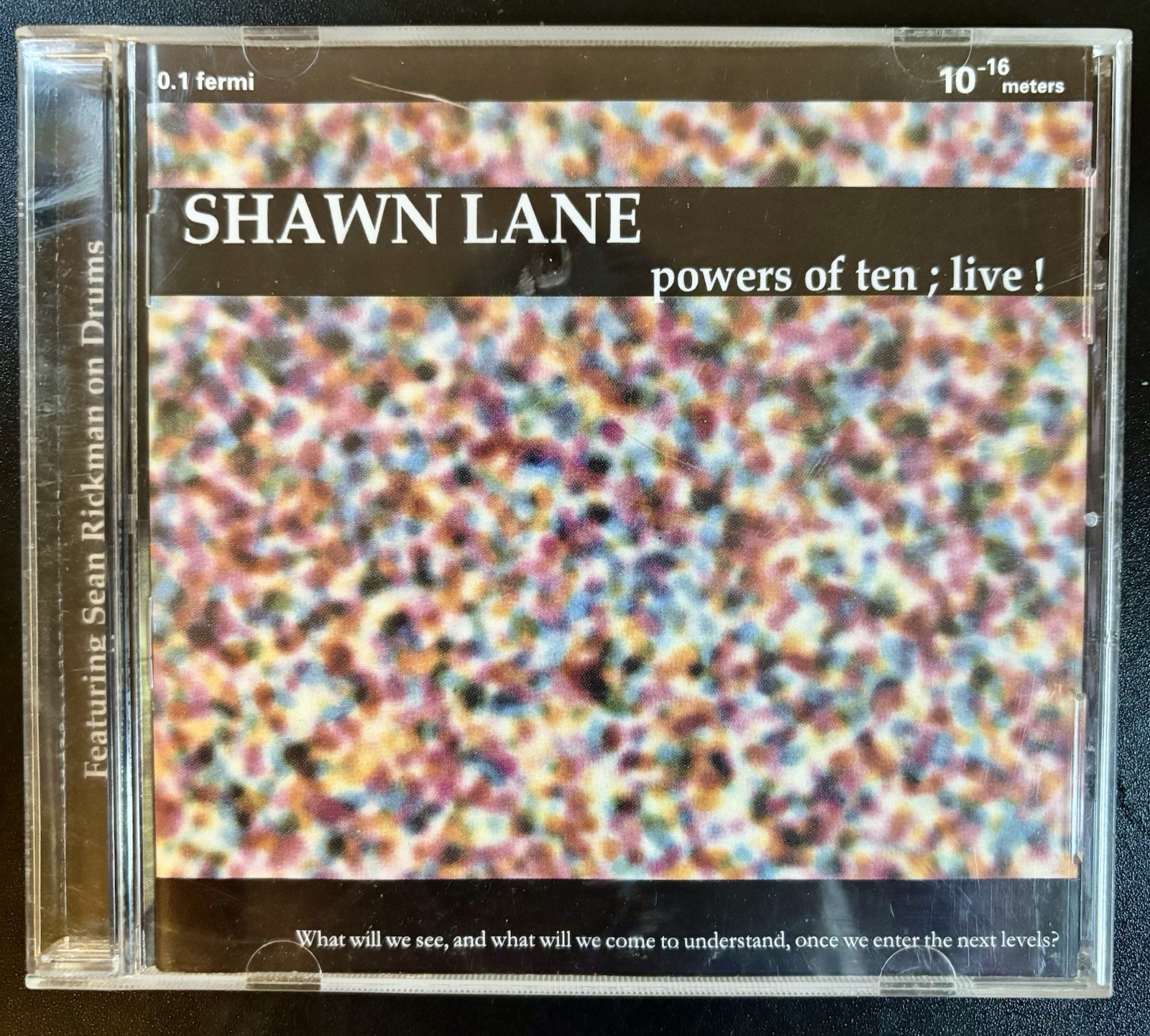 Shawn Lane Powers of Ten Live CD 2001 Eye Reckon ER-002 RARE OOP Jazz Fusion