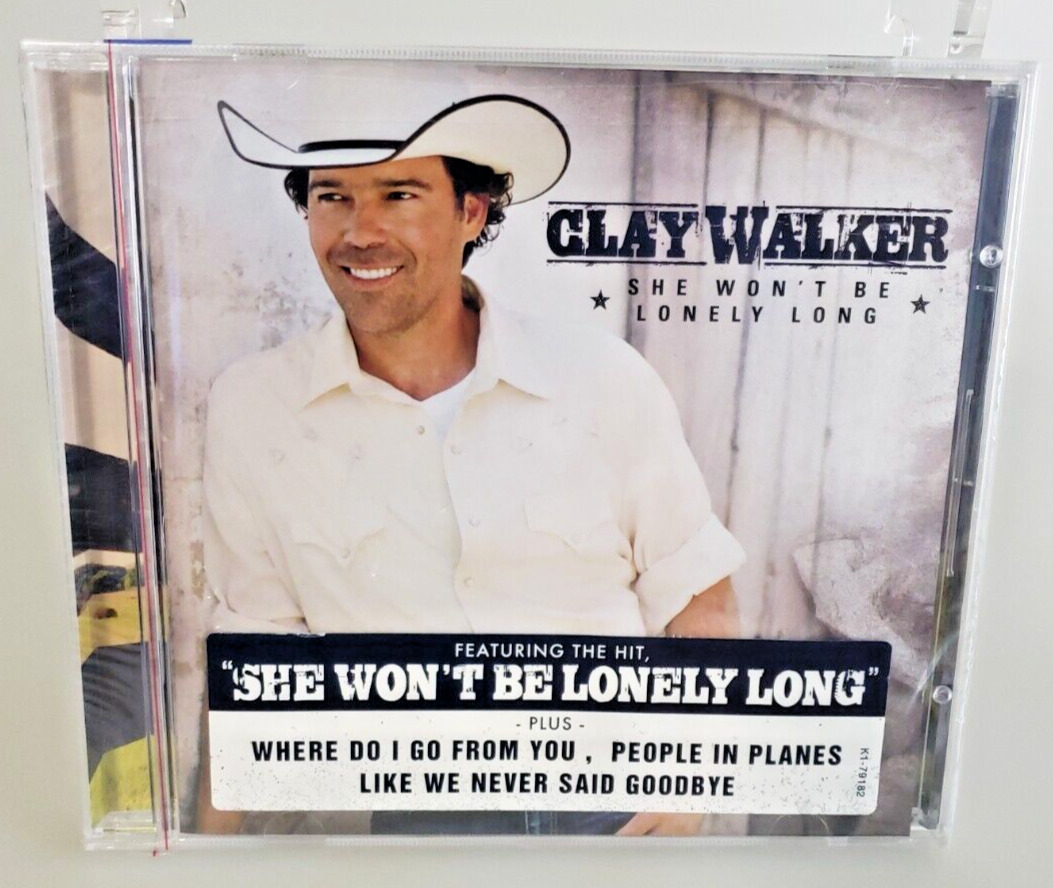 CLAY WALKER - She Won\'t Be Lonely Long CD, NEW SEALED