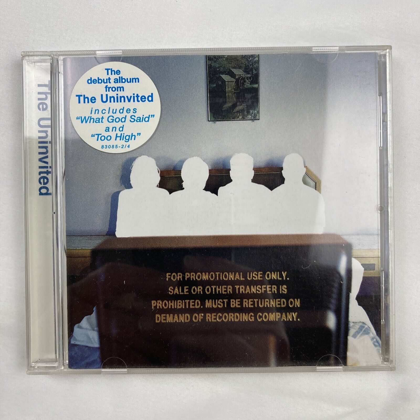 The Uninvited - Self Titled - Rock CD 1998 Atlantic (Rare) PROMO