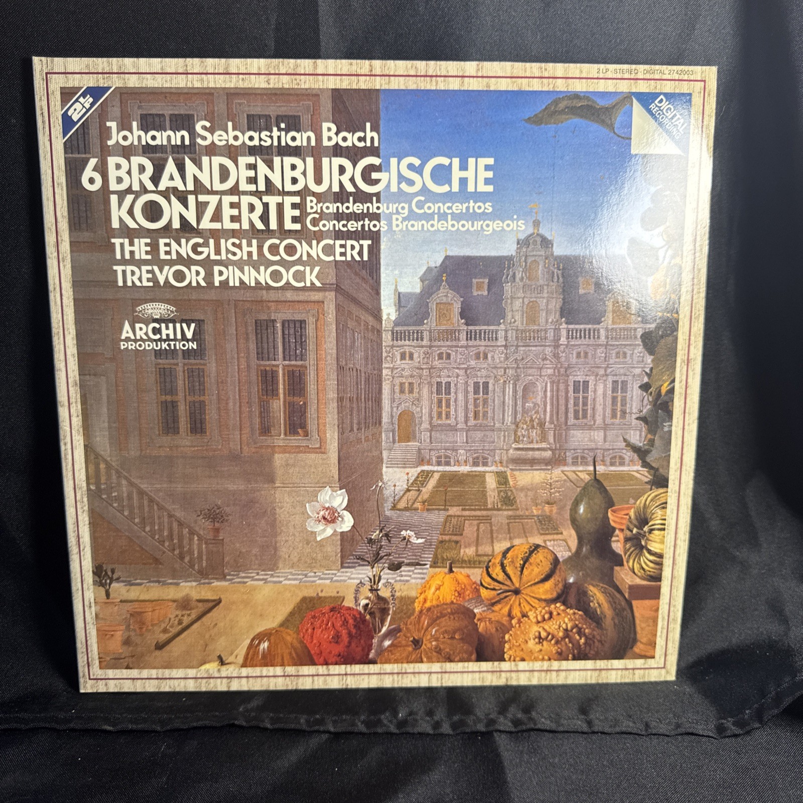 TREVOR PINNOCK ⸺ JS BACH the 6 brandenburg concertos ⸺ ARCHIV 2xLPs NM