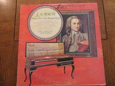 Janos Sebestyen – J. S. Bach: Music For Solo Harpsichord - Vinyl LP VG+/VG+ picture
