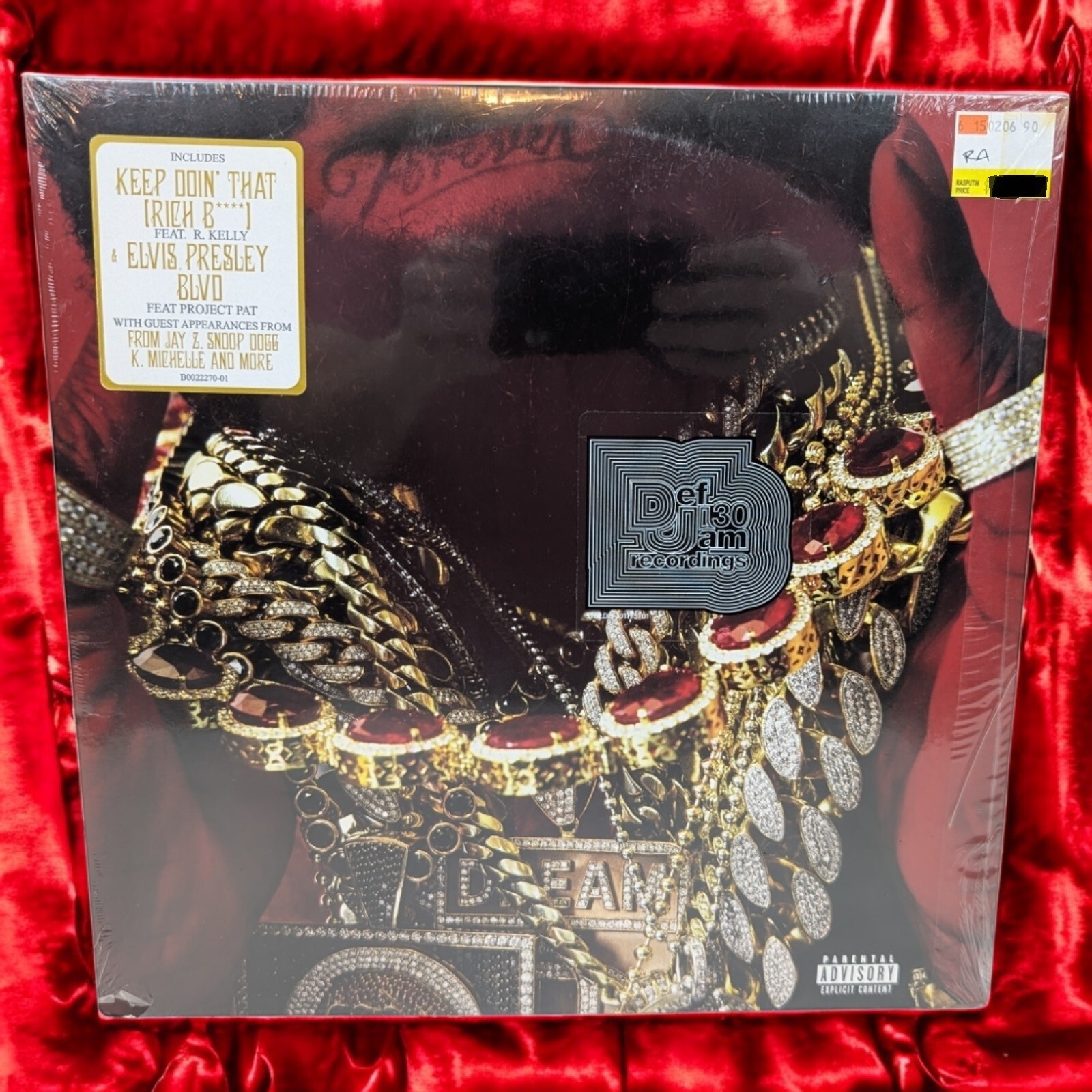 Hood Billionaire [PA] by Rick Ross (Record, 2014, Def Jam) First OG Pressing