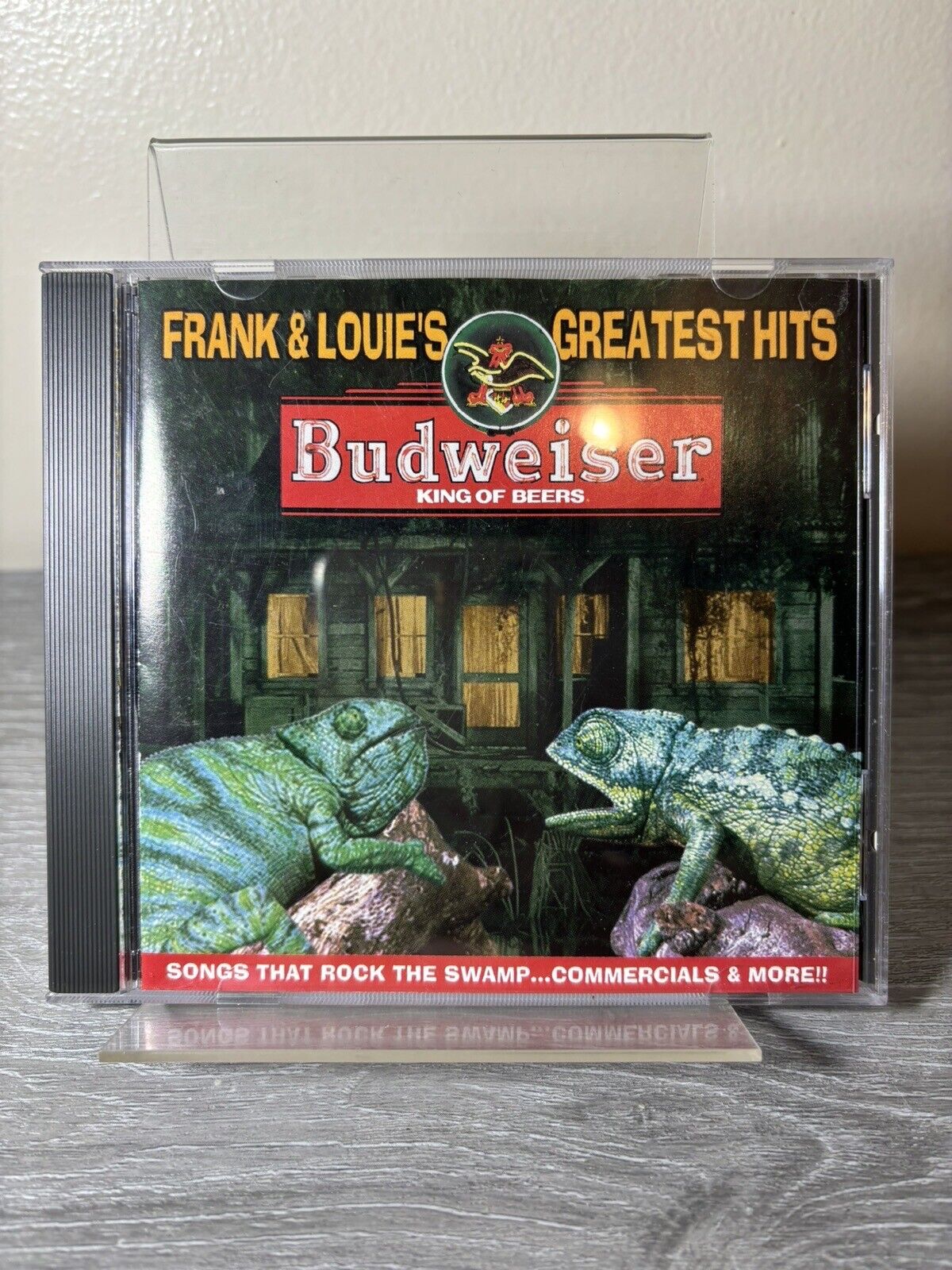Vintage Budweiser Frank Louie's Cd Songs That Rock The Swamp Skynyrd KC Kool