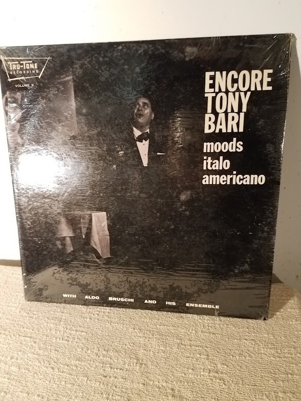 Tony Bari Encore Moods Italo Americano LP Vintage Tru-Tone Recordings Volume 9 