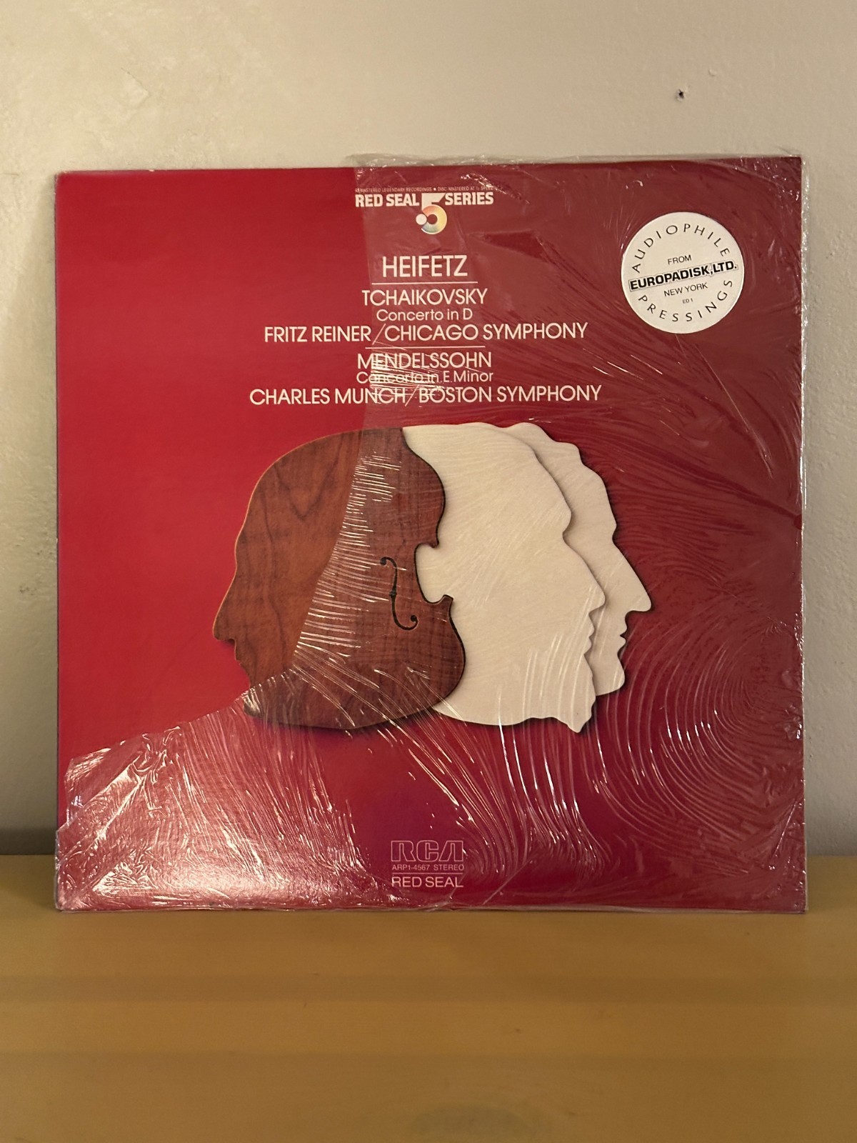 (NEW) Tchaikovsky 1974 Stereo Heifetz / Reiner / Munch RCA 5 Series (Vintage