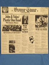 John Lennon Yoko Ono the Plastic Ono Band Some Time in New York City UK picture