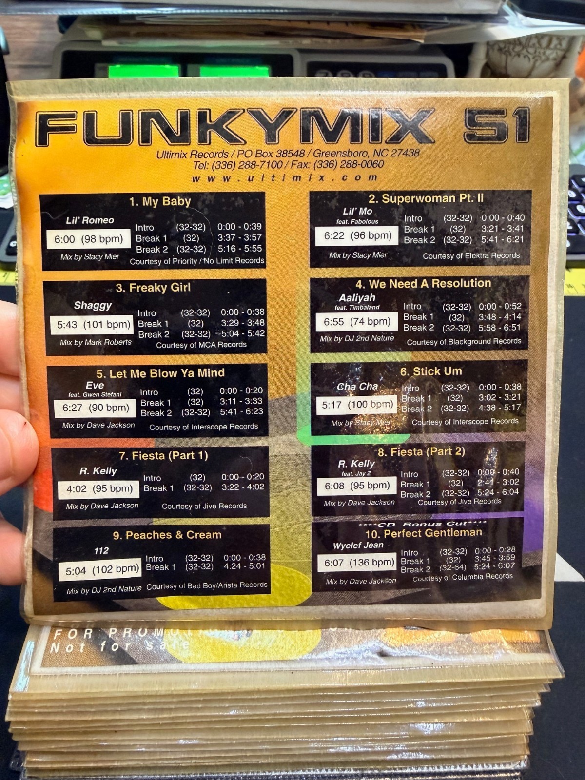 FUNKYMIX DJ MIX CD RAP MIX URBAN PROMO CD - YOU CHOOSE
