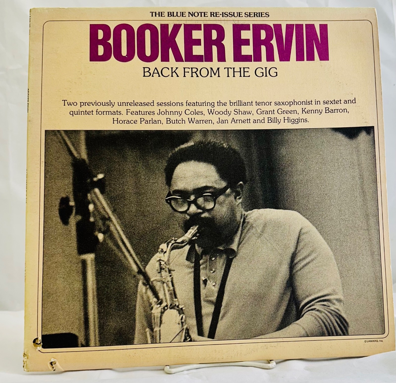 2LPs: Booker Ervin, Back From The Gig, Blue Note BN-LA488-H2, Stereo, 1976, Har
