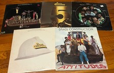 LOT 5 Vintage BRASS CONSTRUCTION LPS II  III 4 5 Attitudes Vinyl Funk picture