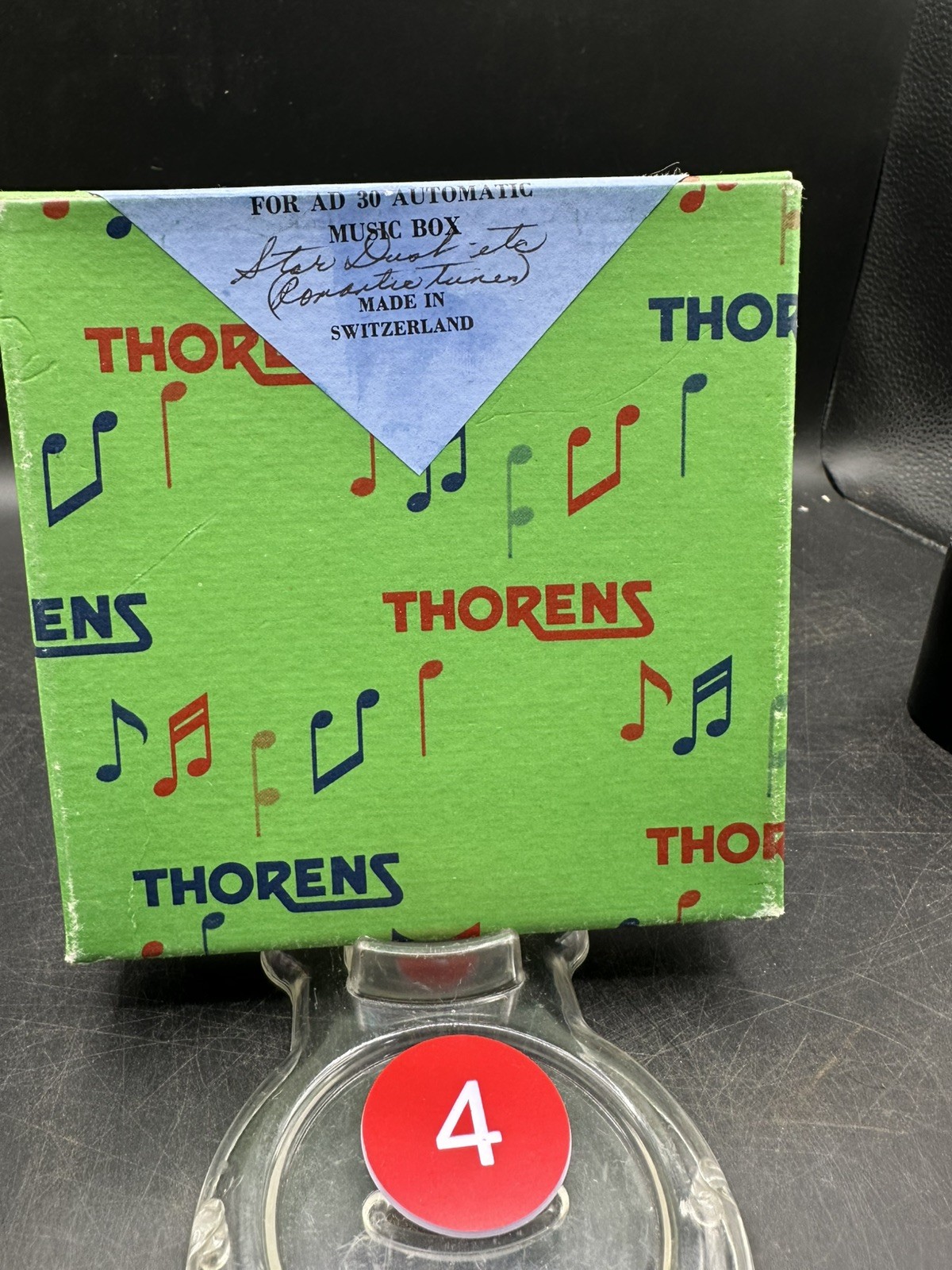 Thorens 758 Assortment 5 Discs For AD 30 Automatic Music Box Unopened, Excellent