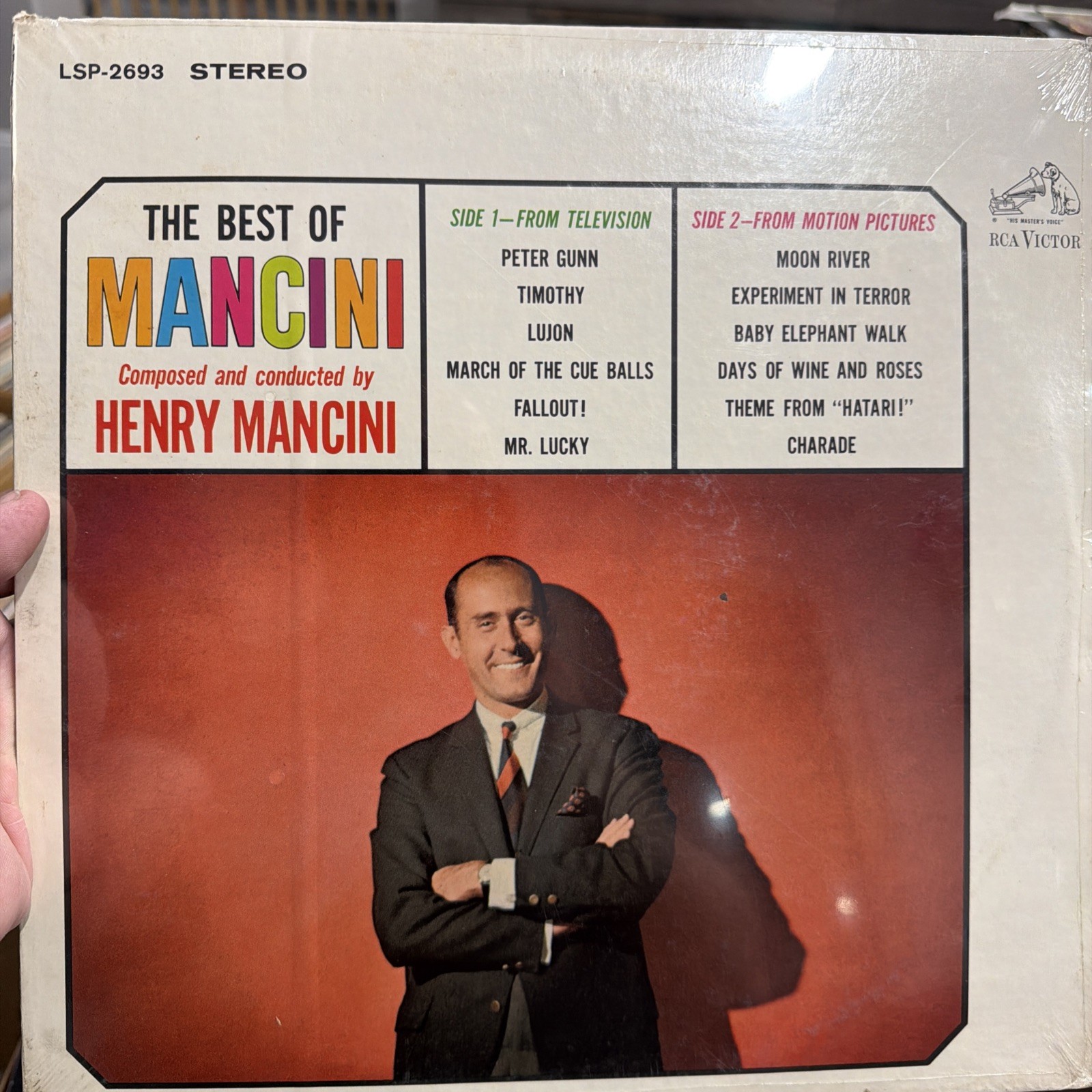 The Best Of Mancini -  RCA Victor ‎– LSP-2693  Vinyl BRAND NEW Sealed FROM 1964