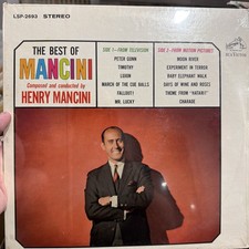 The Best Of Mancini -  RCA Victor ‎– LSP-2693  Vinyl BRAND NEW Sealed FROM 1964 picture
