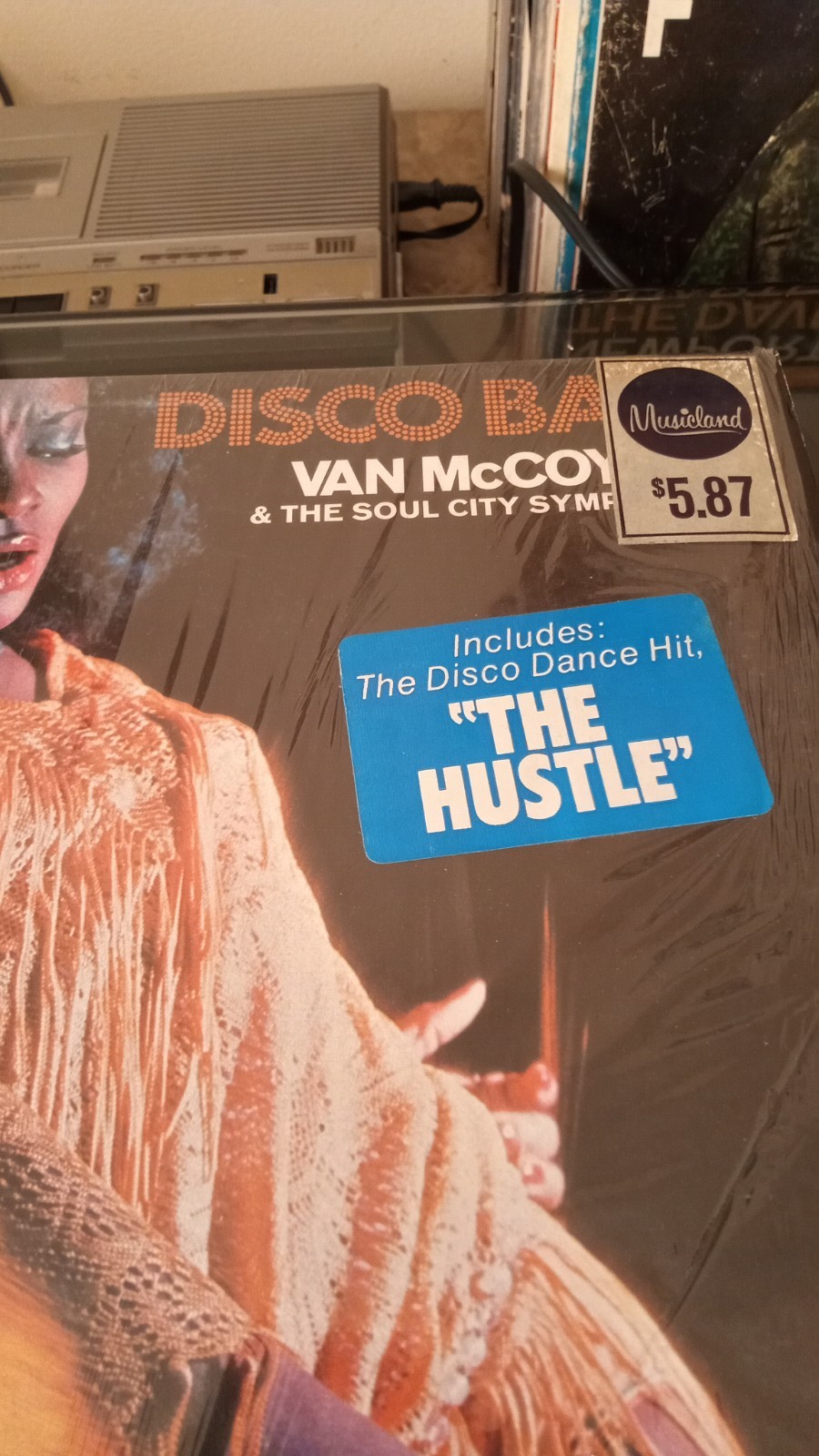 Van McCoy Disco Baby Vinyl LP Avco AV-69006-698 The Hustle Near Mint Condition .