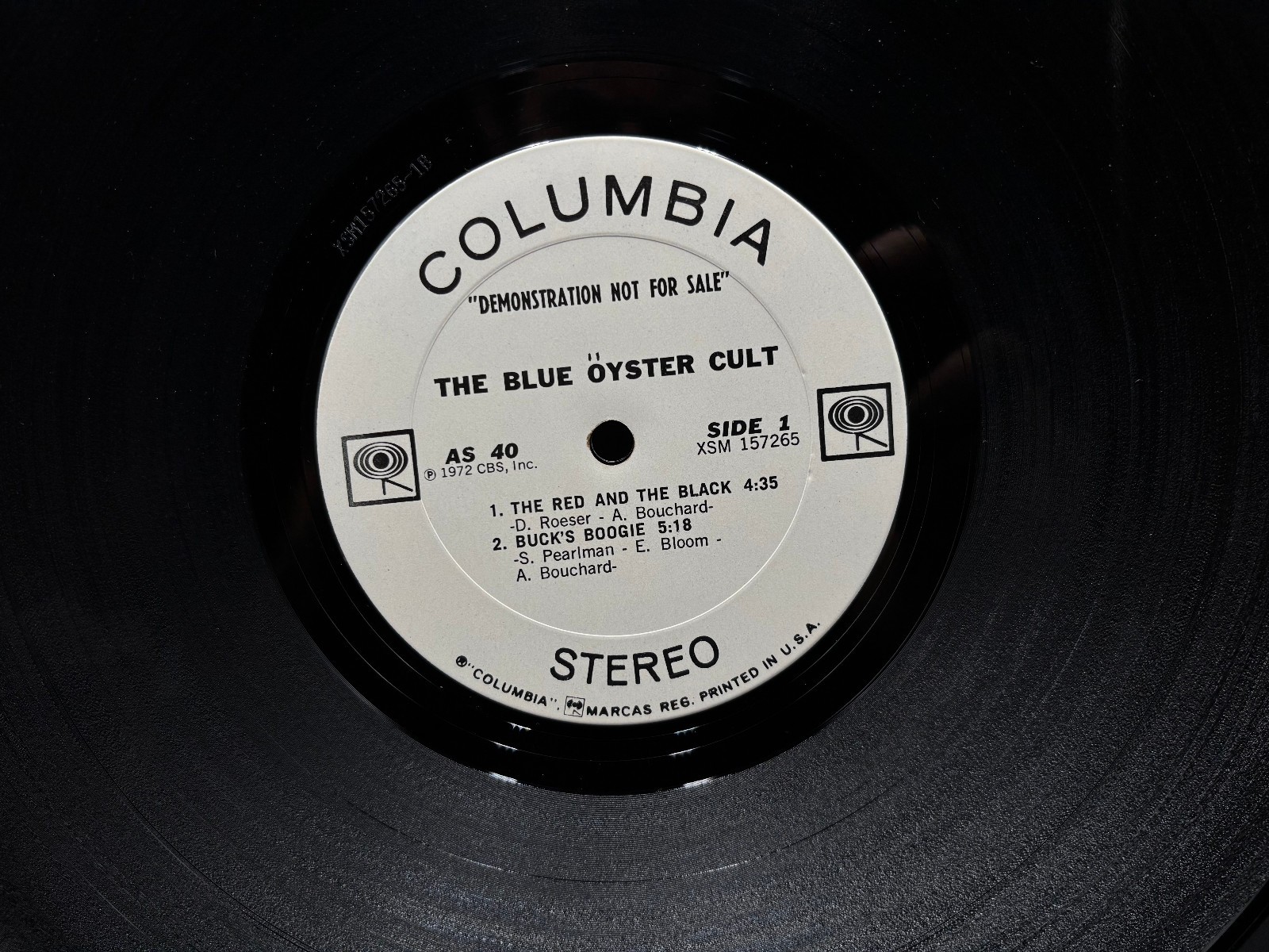 The Blue Oyster Cult, Bootleg EP, Columbia 1972, NO sleeve