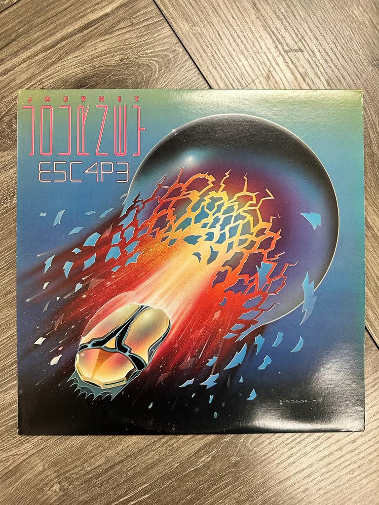 Journey Escape Vinyl LP Album 1981 Original US Pressing Columbia TC 37408