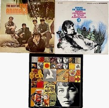 Eric Burdon & The Animals 3 LPs:  Eric Is Here, Twain Shall Meet, Best Of VG+ picture