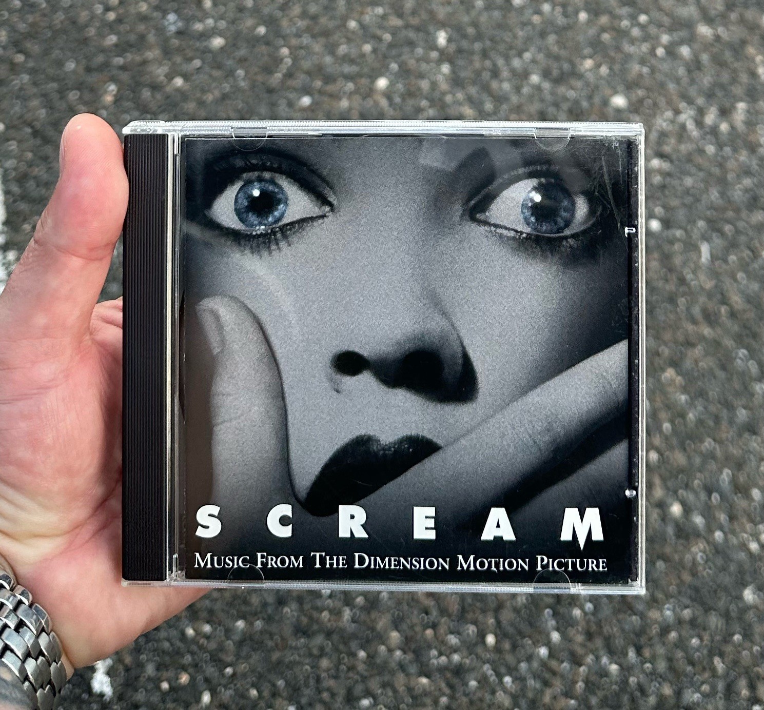 VTG 1996 SCREAM Movie CD Soundtrack Horror Wes Craven Rare Good Shape TVT