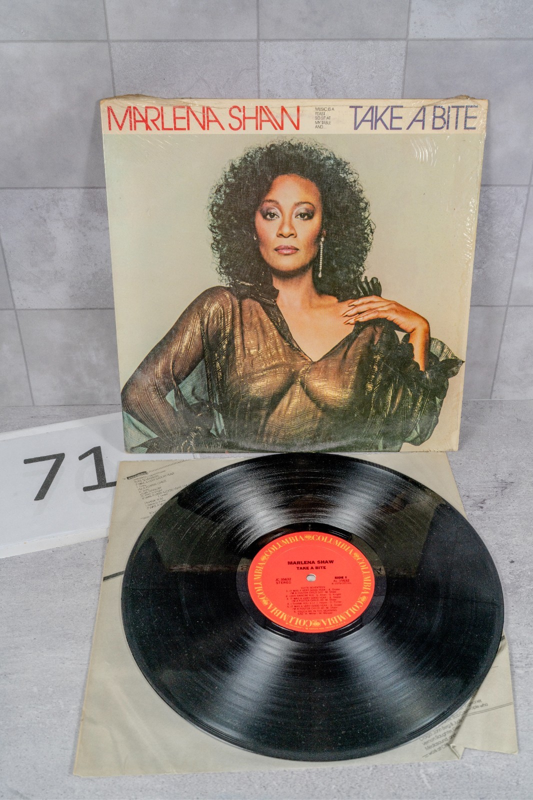 Marlena Shaw Take A Bite LP 1979 Columbia JC 35632 Sterling Disco Love Dancin