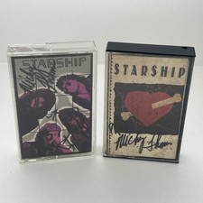 Lot Of Two Signed Autographed Starship Cassette Tapes Rare No Protection picture