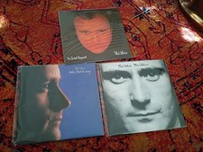 Phil Collins LP - Hello, I Must Be Going + Face Value + No Jacket Required VG++ picture