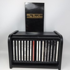 The Beatles Bread Bin CD Box Set Black Wooden Roll Top Case 15 Album 1988 picture