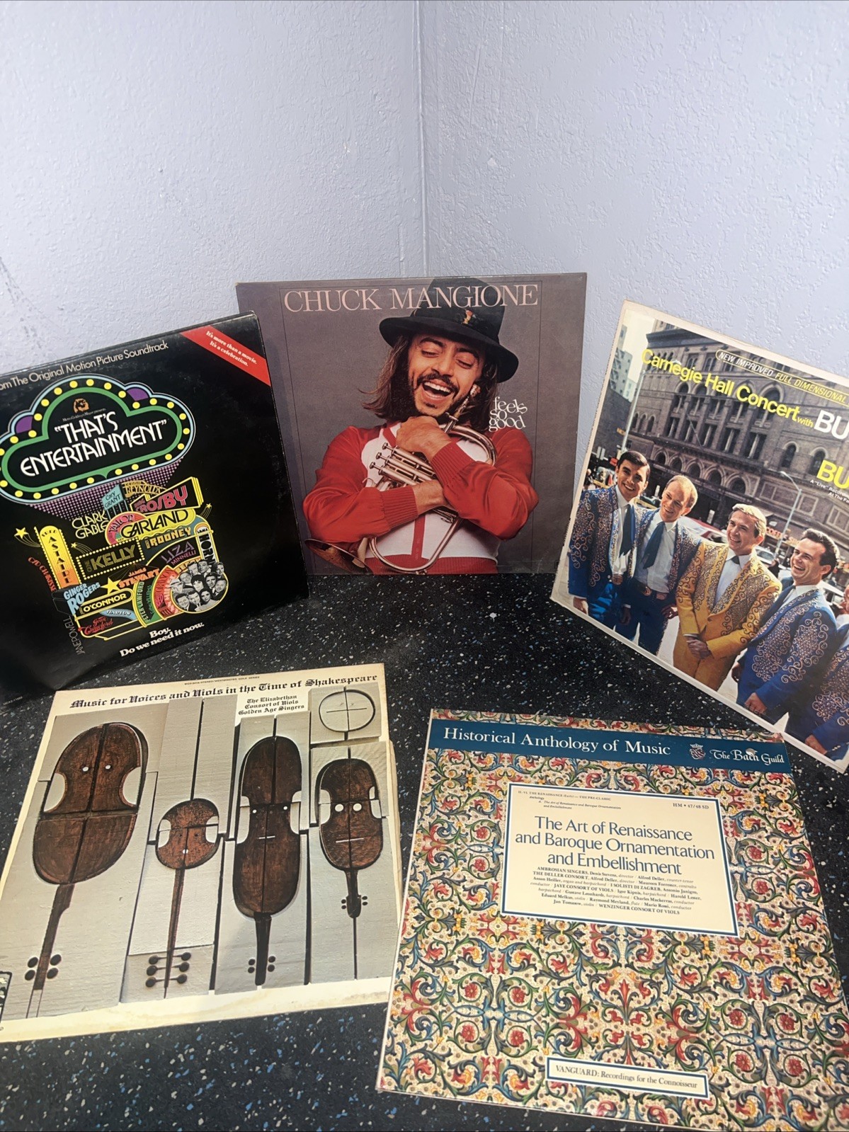 Lot of 5 VTG Classical LP Vinyl Collection+ Various Artist( See Picture)