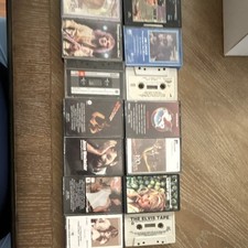 Lot of 14 Vintage Rock Pop Cassettes Steve Miller Frampton Croce Streisand picture