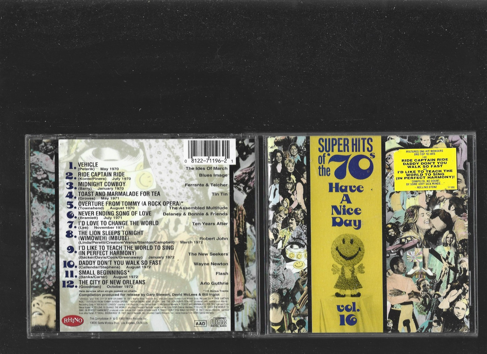 Super Hits of the \'70s: Have a Nice Day Vol. 16 Cd