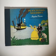 RARE 1940s Stephen Foster 78RPM Set – Black Americana Plantation Melodies picture